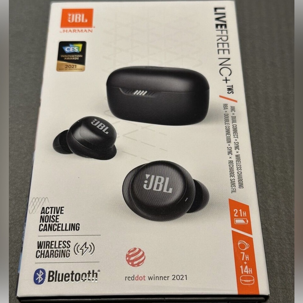 New, Sealed - JBL Live Free NC+ True In Ear Headphones,